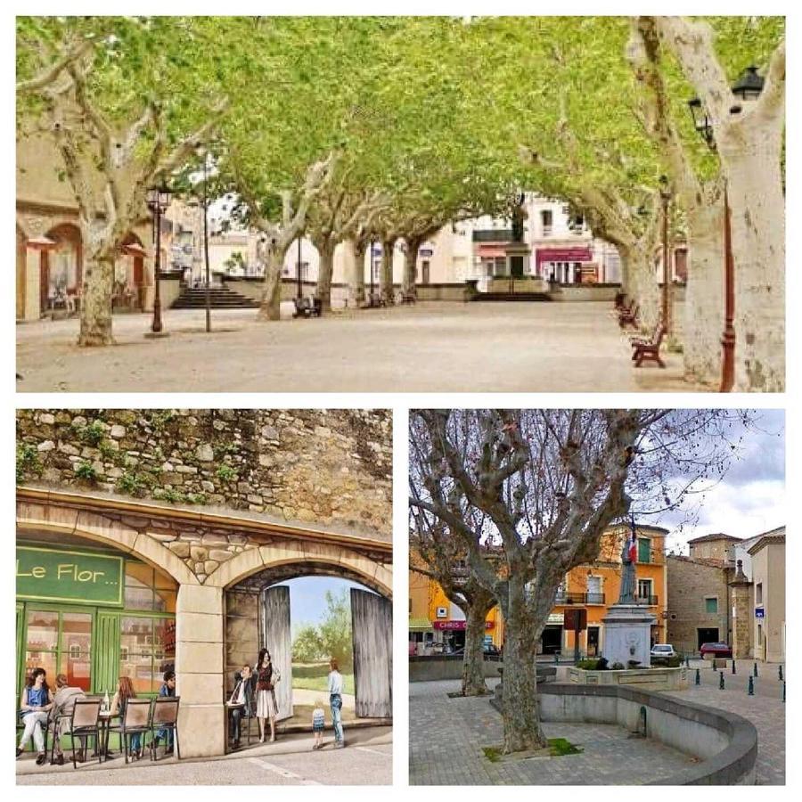 Charmant T2 Tout Confort Au Centre Du Village ! Florensac Ngoại thất bức ảnh